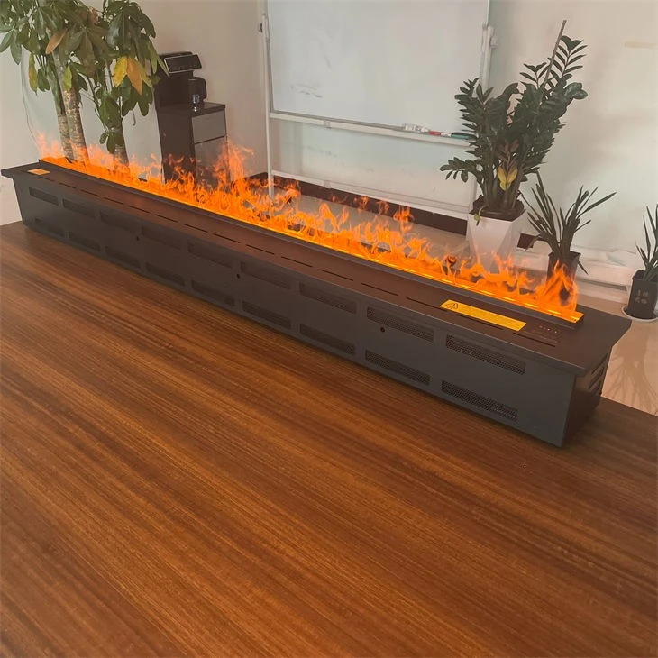Atomized Fireplace 3D Simulation Of Flame