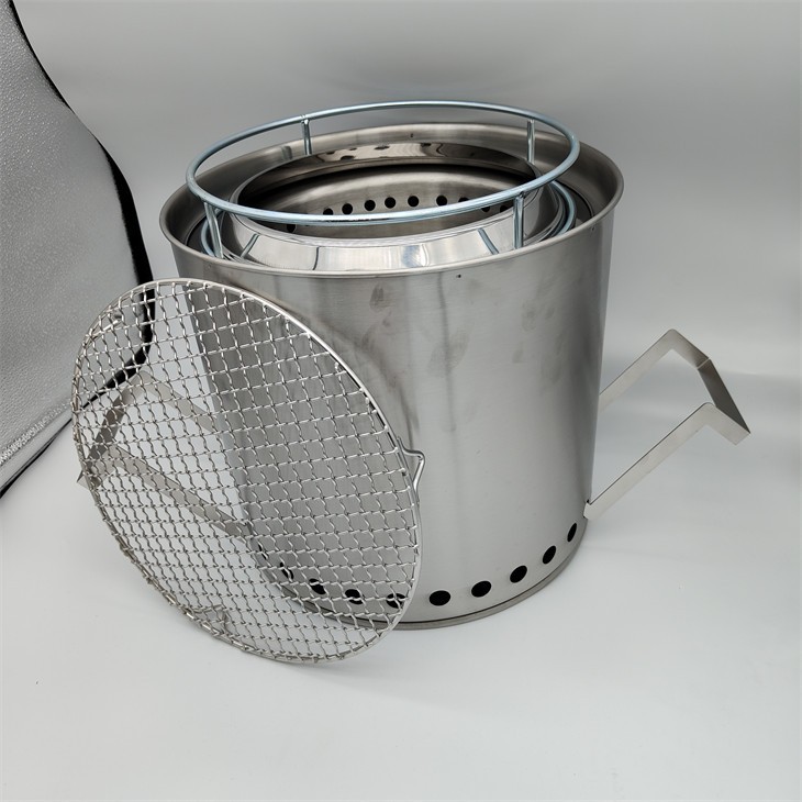 Outdoor Solo Stove Flame Stainless Steel Serenade Grill