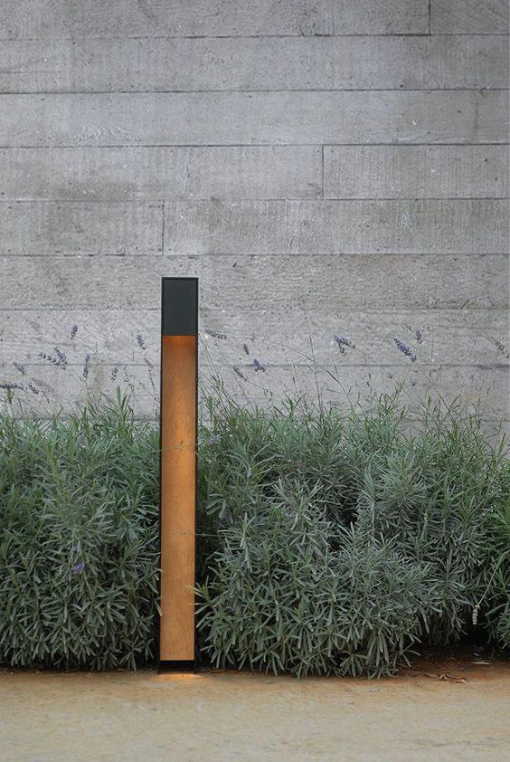 পাথ জন্য Corten ইস্পাত Bollard আলো